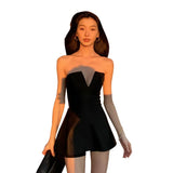 2025 Fashion Trend Women's New One-Word Collar Chest Bare Back Sexy