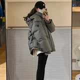 Loose Puffer Jacket Women Jaqueta Femina Inverno Promoo 2023 Hooded Thick Warm Parkas Female Winter Coat Abrigo