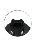 Women Loose Black Jacket 2023 Fall Winter Clothes Women Streetwear Long Sleeve Patchwork Coat Casual Fashion Hooded Down