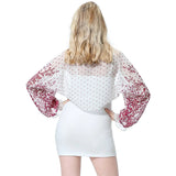 Arm Cover Summer Chiffon Shawl Driving Sleeves Sun Protection Shawl Wrap Scarf Beach Cuff Shoulder Raglan