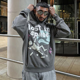 3D Skull Puff Print Hoodies Oversized Streetwear Men High Quality Cotton Liner Sweatshirt Top Women Couples Y2k