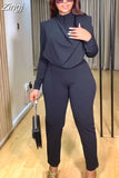 Piece Women Sets 2023 New Arrival Autumn Winter Matching Sets Solid Color Two Pieces Sets Top And Pants Suits Outfits