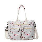 Printed Cherry Large Capacity Shoulder BagOutfit