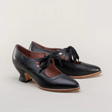 Hollow High Heel With Large-Size Single-Shoe Women's Sharp Leather Face Shallow Casual