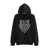 Tigers Print Streetwear Hoodie Women Hip Hop Oversized Sweatshirts Female Loose Long Sleeved Autumn Tops Woman