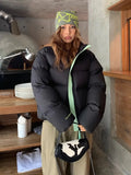 Cotton Clothes Women'S Short Winter Coat Korean Style Loose Thickened Jackets Fashion Oversize