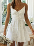 Queens Elegant Women Solid White Sleeveless Beach Bohemian Mini Dresses Ladies Strapless Cotton Boho Dress