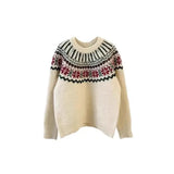 Christmas Jacquard Sweater- Outfit