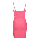 Strap Bandages Dress Women 2022 Sexy Sleeveless Bodycon Clothes Club Celebrity Party