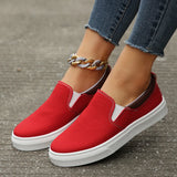 Low-Top Solid-Color Flat-Soled Single-Shoe Women's Foot-Swearing Lazy Shoes