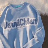 new Japanese anime two-dimensional girl Sweaters women's retro loose long-sleeved Pullover couple casual all-match
