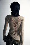 Grunge Back Print