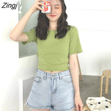 Womens Summer Bow Bandage Cross Back Sexy Black Green XL Slim Feminine Solid Crop Tops Hollow Out Casual Special