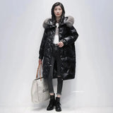 degrees High Quality Winter Women's Down Jacket 2023 Thicken Woman Jackets Female Coat Real Fox Fur Collar Coats