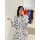 Spring Three House Folding Loose Pure Color Top Loose Folding Top Loose Folding Top