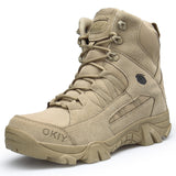 Seasons Military Boots Special Forces Climbing Boots Outdoor Waterproof High-Top Desert Boots Tactical Boots Large Size Military Shoes Men's