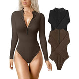 Long-Sleeved Joint Sexy Rib-Link Long-Sleeved