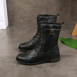 New Large-Size Round Head Coarse And T-Chain Side Zipper Solid Color Low-Clip Lady Martin